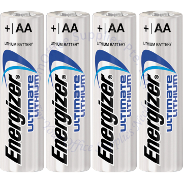 ENERGIZER LITHIUM BATTERY AA L91BP4 (4s)