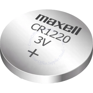MAXELL LITHIUM BUTTON BATTERY CR1220 3V