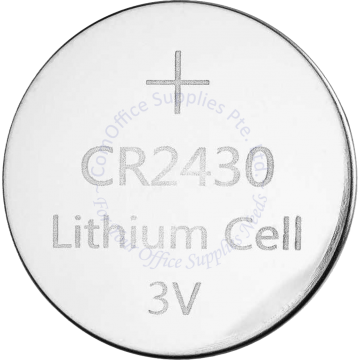 LITHIUM BUTTON BATTERY 3V CR2430 (1s)