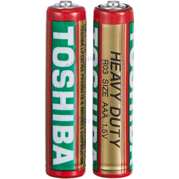 TOSHIBA HEAVY DUTY BATTERY AAA R03KG-SP-2C (2s)