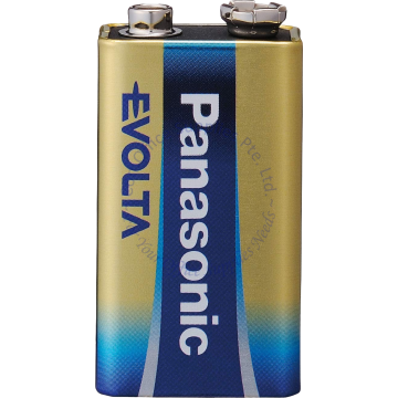 PANASONIC EVOLTA ALKALINE BATTERY 9V 6LR61EG/1B (1s)