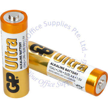 GP ULTRA ALKALINE BATTERY AA (6s)