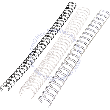 BINDING WIRE 3:1 34 LOOPS 12MM BLACK