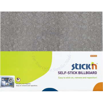 HOPAX SELF-STICK BILLBOARD 46x58CM GRAY