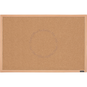 QUARTET CORK BOARD W/OAK FRAME #35-380352Q 35x23"