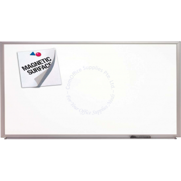 WHITE BOARD W/ALUMINIUM FRAME 30x45CM