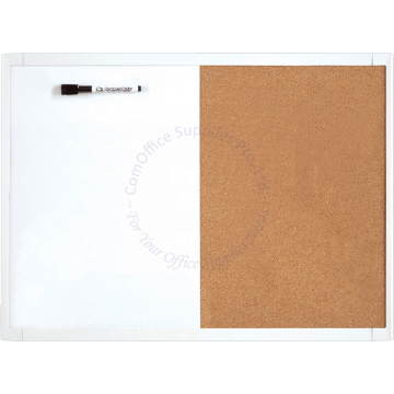 QUARTET WHITE FRAME COMBINATION BOARD #21-580653Q 23x17"