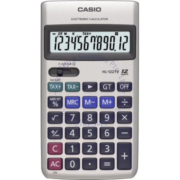 CASIO CALCULATOR HL-122TV 12DIGIT