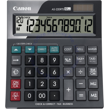 CANON CALCULATOR AS-220RTS 12DIGIT