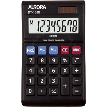AURORA DESKTOP CALCULATOR DT-168 8DIGIT