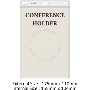 PASS CARD HOLDER SOFT UW-009 175MMx110MM (VERTICAL/PORTRAIT)