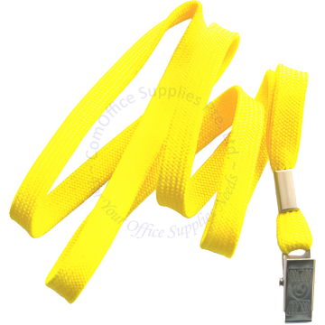 LANYARD W/CLIP YELLOW