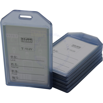 PASS CARD HOLDER THICK PVC TRANSPARENT 86x54MM