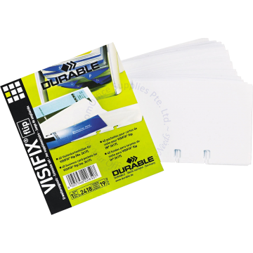 DURABLE VISFIX FLIP NAME CARD REFILL #2418