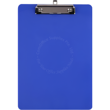 CLIP BOARD PLASTIC A4 BLUE