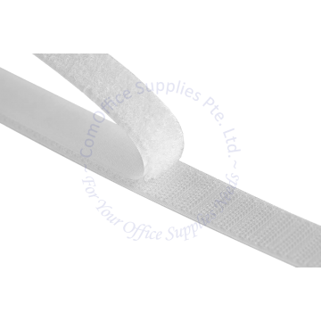 VELCRO STRIP TAPE 1" x 25M - WHITE