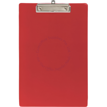 CLIP BOARD PLASTIC F4 RED