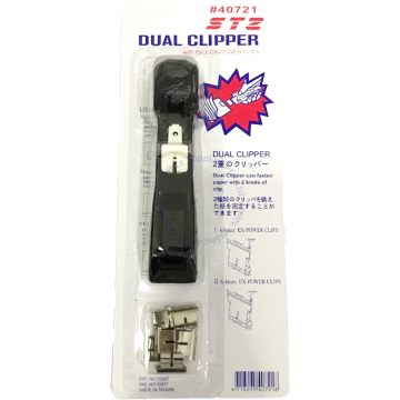 STZ DUAL CLIPPER W/5 CLIPS 40720
