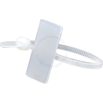 NYLON CABLE MARKER TIES 100x2.5MM (100s)