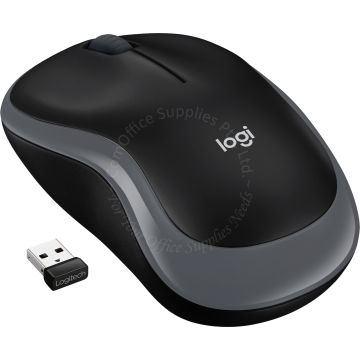 LOGITECH WIRELESS MOUSE M185 GREY