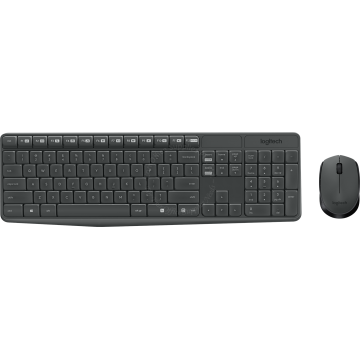 LOGITECH WIRELESS KEYBOARD & OPTICAL MOUSE COMBO MK235