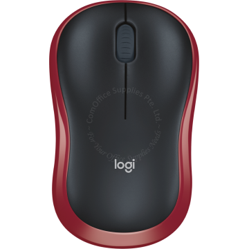 LOGITECH WIRELESS MOUSE M185 RED