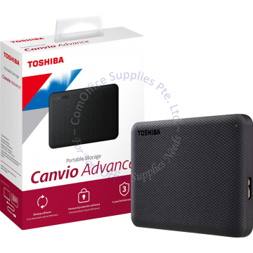 TOSHIBA 2.5" PORTABLE HARDISK USB3.0 CANVIO ADVANCE v10 4TB