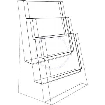 ACRYLIC STAND 3-TIER N71 A4