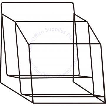 STZ ACRYLIC LEAFLET HOLDER 50831 A4 2-TIER