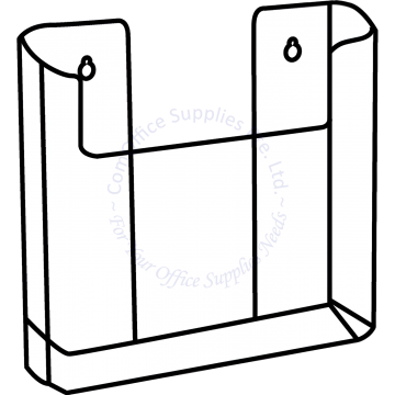 STZ ACRYLIC LEAFLET HOLDER 51005 A4 (WALL MOUNT)