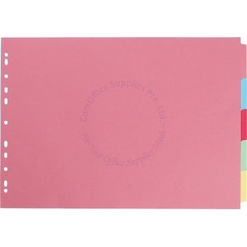 PAPER 5 COLOR DIVIDER A3E 10SET