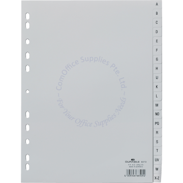 DURABLE A-Z PP DIVIDER #6513 A4