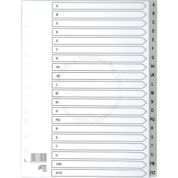 IFAX A-Z PP DIVIDER 4AZ A4