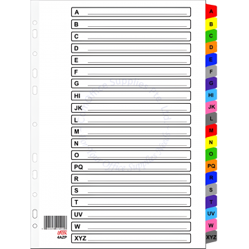 IFAX A-Z MYLAR DIVIDER 4AZ-P A4