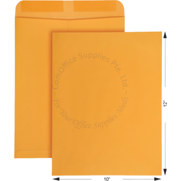 GOLD KRAFT ENVELOPE 10x12" (10s)