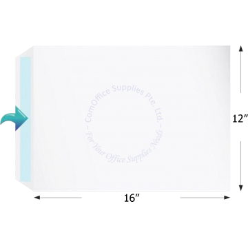 WHITE ENVELOPE 12x16" (10s)