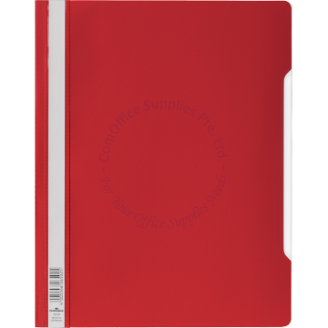 DURABLE CLEAR VIEW FILE 2570 A4 RED