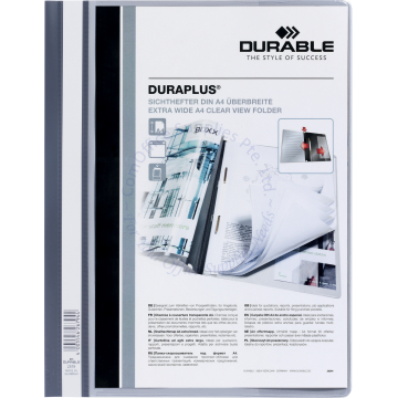 DURABLE CLEAR VIEW FILE 2579 GREY