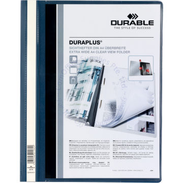 DURABLE CLEAR VIEW FILE 2579 D.BLUE