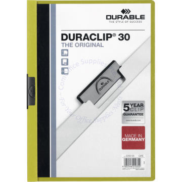 DURABLE/DURACLIP FILE 2200 GREEN