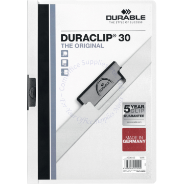 DURABLE/DURACLIP FILE 2200 WHITE
