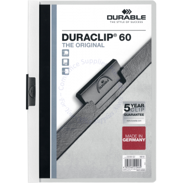 DURABLE/DURACLIP FILE 2209 WHITE