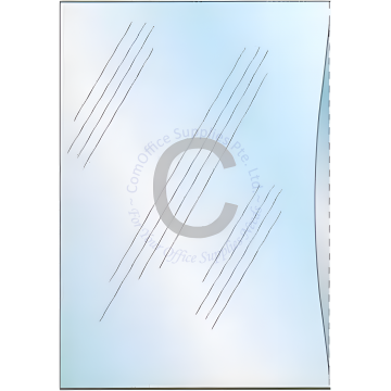 FOLDER C-SHAPE F4 CLEAR