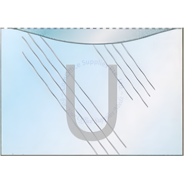 FOLDER U-SHAPE A5 15x22CM CLEAR
