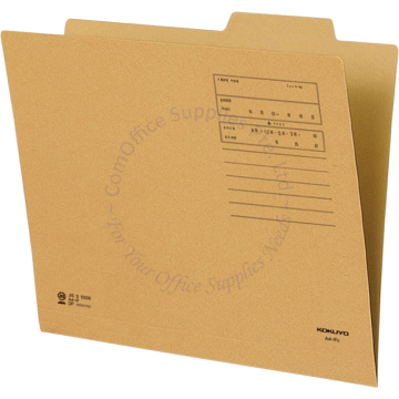 KOKUYO FOLDER A4-1FS BROWN