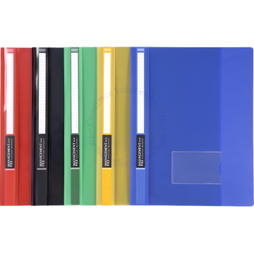 MANAGEMENT FILE W/FRONT CARD POCKET A4 GREY