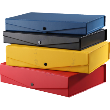 PVC BOX FILE 3" D.GREEN