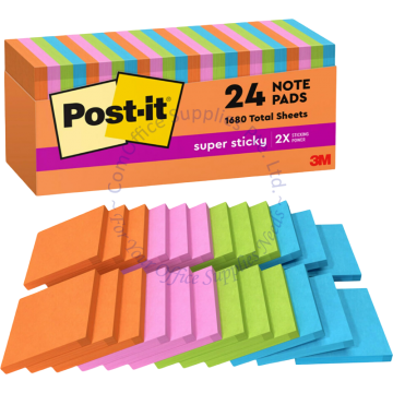 3M POST-IT NOTE 654-24SSAU-CP 3x3" RIO DE JANEIRO