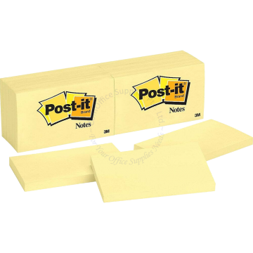 3M POST-IT NOTE 655 3x5" YELLOW