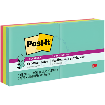3M POP-UP NOTE R330-6SSMIA 3x3" MIAMI
